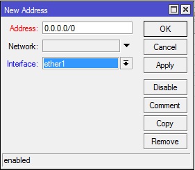 ip set on mikrotik