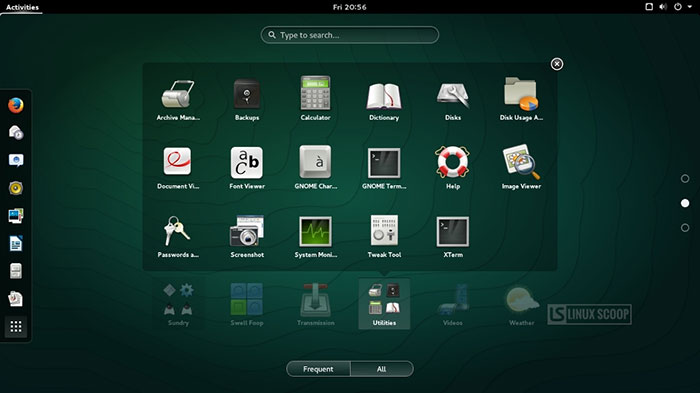 OpenSUSE 13.2 GNOME Activities 2