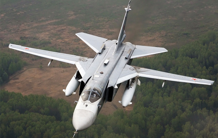 جنگنده‌های ترکیه، بمب‌افکن سوخوی ۲۴ روسیه را سرنگون کردند