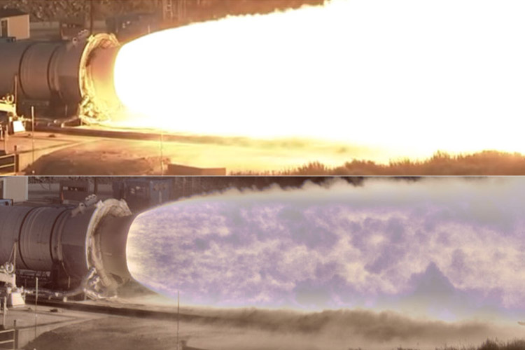 تماشا کنید: تصاویری از آزمایش راکت ناسا با دوربین فوق سریع و داینامیک رنج بالا