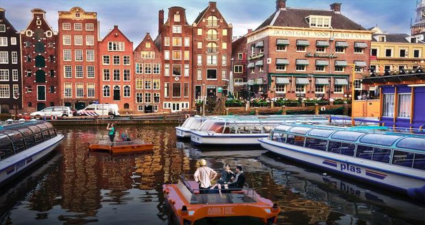 قایق های خودران در آمستردام آزمایش می‌شوند