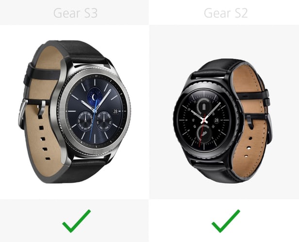 مقایسه تصویری ساعت هوشمند Gear S3 با Gear S2