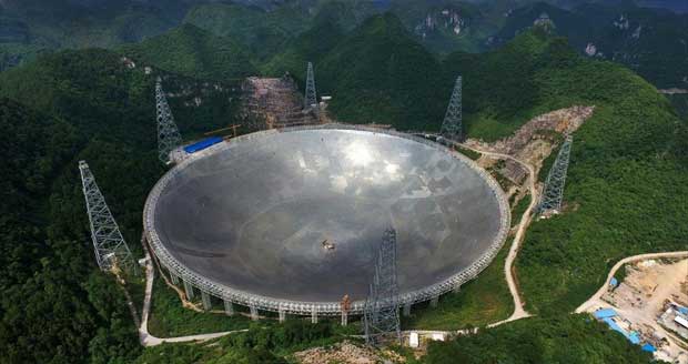بزرگترین تلسکوپ رادیویی جهان در چین افتتاح شد