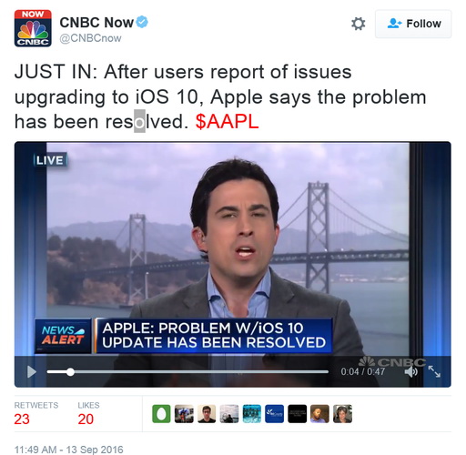 مشکل نصب نشدن iOS 10