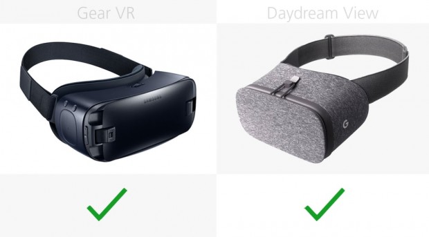مقایسه هدست واقعیت مجازی سامسونگ Gear VR با گوگل Daydream View